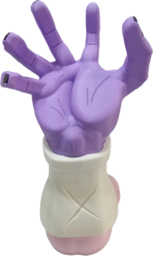 MANO MORADO SOPORTE MANDO