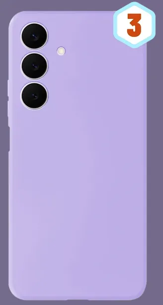 FUNDA SILICONA SUAVE SAMSUNG S25 FE MORADO