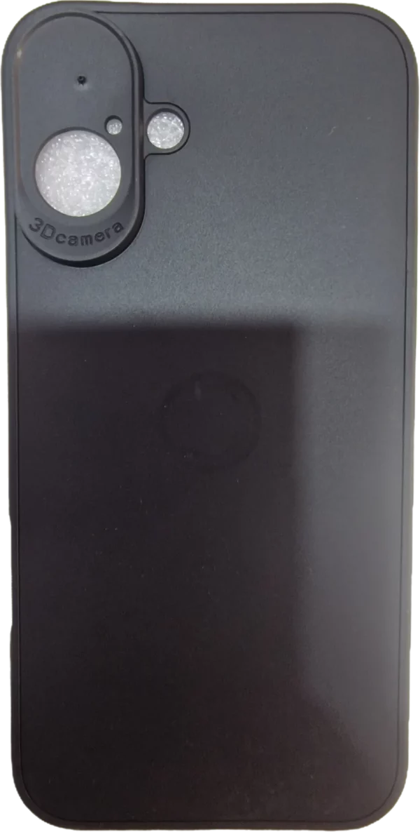 FUNDA IPHONE 16 PLUS SILICONA NEGRA