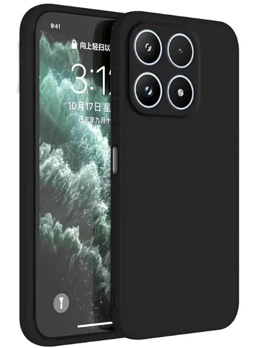 FUNDA SILICONA SUAVE XIAOMI MI 17 NEGRA