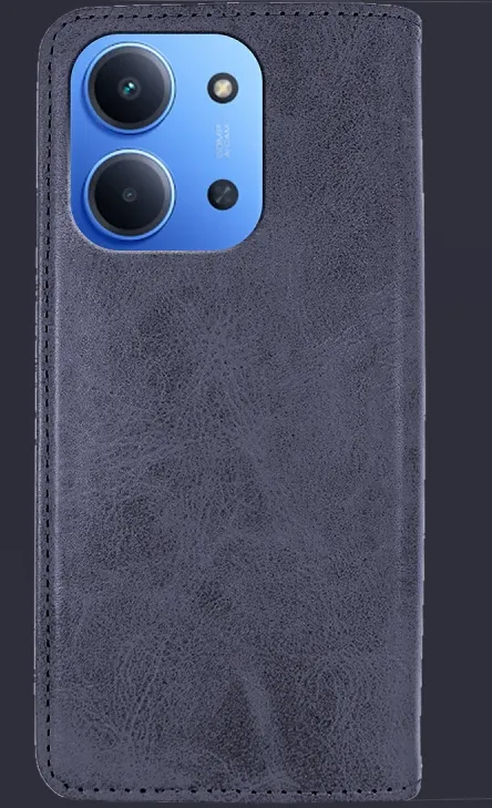 ENVIO AEREO FUNDA TAPA CON TARJETERO XIAOMI REDMI 15C 173MM POLIPIEL AZUL OSCURO