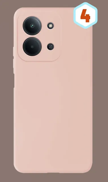FUNDA SILICONA LIQUIDA EFECTO PIEL XIAOMI REDMI 15C 171MM ROSA