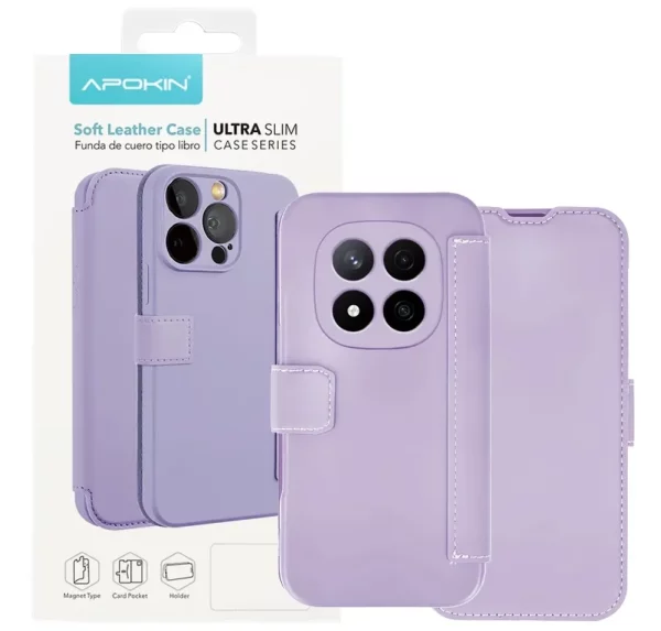 FUNDA DE TAPA SILICONA SUAVE PARA XIAOMI REDMI NOTE 14 PRO 4G MORADO