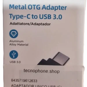 ADAPTADOR UNICO USB (C) MACHO A USB (A) 3.0 HEMBRA