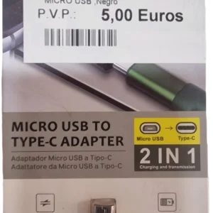 ADAPTADOR MICRO USB A TIPO C